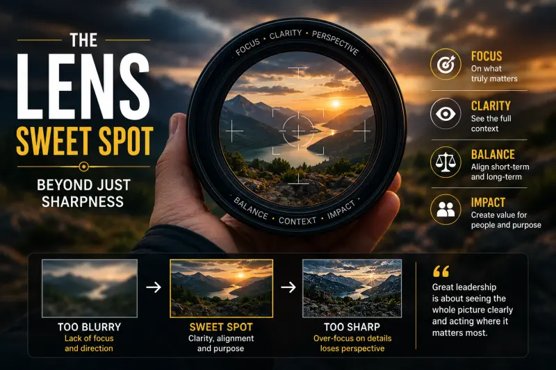 Finding the sweet spot of a lenses focus point